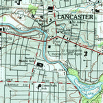 United States Geological Survey Lancaster, NY (1982, 25000-Scale) digital map