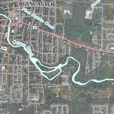 United States Geological Survey Lancaster, NY (2010, 24000-Scale) digital map