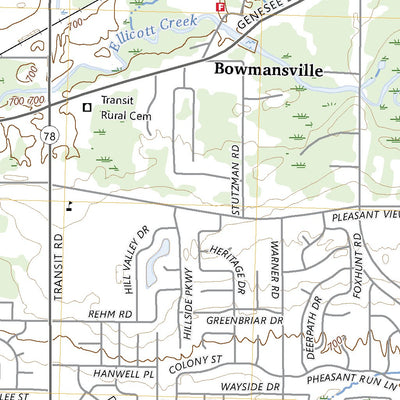 United States Geological Survey Lancaster, NY (2023, 24000-Scale) digital map