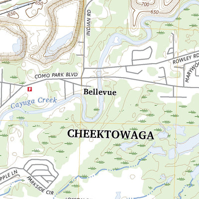 United States Geological Survey Lancaster, NY (2023, 24000-Scale) digital map