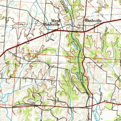 United States Geological Survey Lancaster, OH (1984, 100000-Scale) digital map