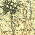 United States Geological Survey Lancaster, PA (1902, 62500-Scale) digital map