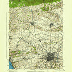 United States Geological Survey Lancaster, PA (1943, 62500-Scale) digital map