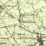 United States Geological Survey Lancaster, PA (1943, 62500-Scale) digital map