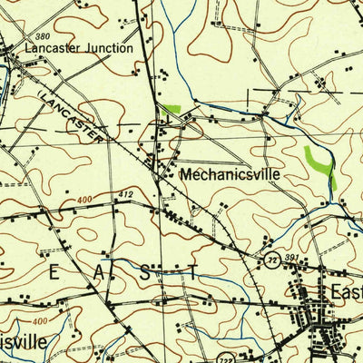 United States Geological Survey Lancaster, PA (1943, 62500-Scale) digital map