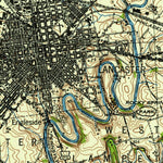 United States Geological Survey Lancaster, PA (1943, 62500-Scale) digital map