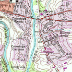 United States Geological Survey Lancaster, PA (1956, 24000-Scale) digital map