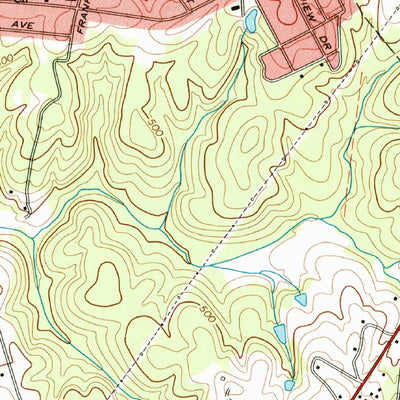 United States Geological Survey Lancaster, SC (1969, 24000-Scale) digital map