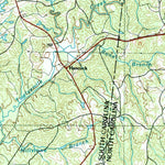 United States Geological Survey Lancaster, SC-NC (1986, 100000-Scale) digital map