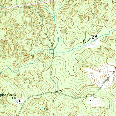 United States Geological Survey Lancaster SE, SC (1968, 24000-Scale) digital map