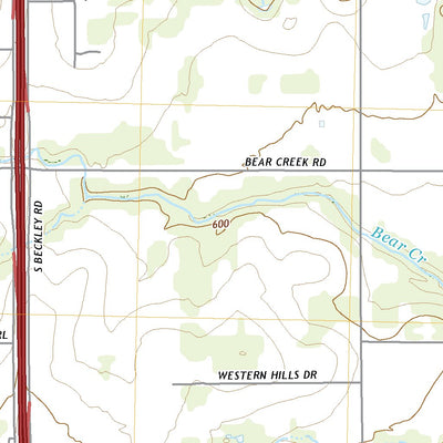 United States Geological Survey Lancaster, TX (2022, 24000-Scale) digital map