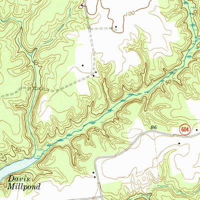 United States Geological Survey Lancaster, VA (1968, 24000-Scale) digital map