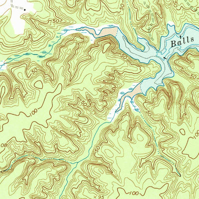 United States Geological Survey Lancaster, VA (1968, 24000-Scale) digital map