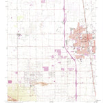 United States Geological Survey Lancaster West, CA (1958, 24000-Scale) digital map