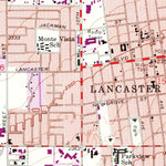 United States Geological Survey Lancaster West, CA (1958, 24000-Scale) digital map