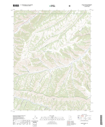 United States Geological Survey Lance Canyon, UT (2023, 24000-Scale) digital map
