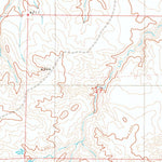 United States Geological Survey Lance Creek NW, WY (1981, 24000-Scale) digital map