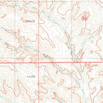 United States Geological Survey Lance Creek NW, WY (1981, 24000-Scale) digital map