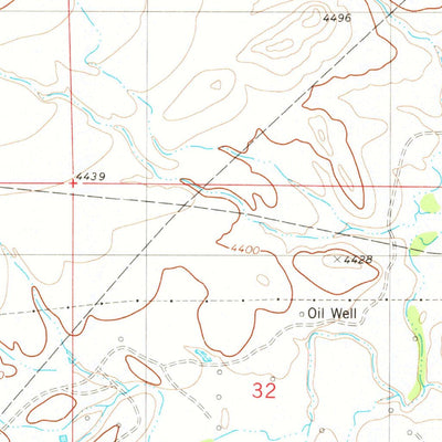 United States Geological Survey Lance Creek, WY (1981, 24000-Scale) digital map