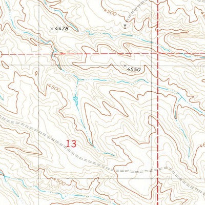 Lance Creek, WY (1981, 24000-Scale) Map by United States Geological ...