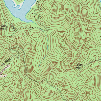 United States Geological Survey Lancer, KY (1978, 24000-Scale) digital map