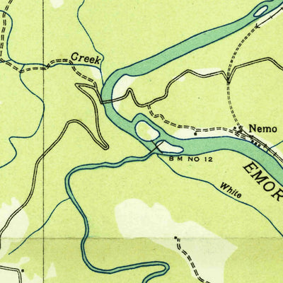 United States Geological Survey Lancing, TN (1935, 24000-Scale) digital map