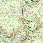United States Geological Survey Lancing, TN (1952, 24000-Scale) digital map