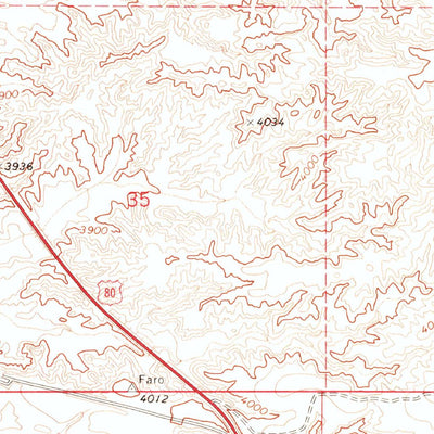 United States Geological Survey Land, AZ (1973, 24000-Scale) digital map