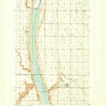 United States Geological Survey Landa, ND (1950, 24000-Scale) digital map