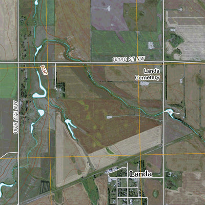 United States Geological Survey Landa, ND (2011, 24000-Scale) digital map