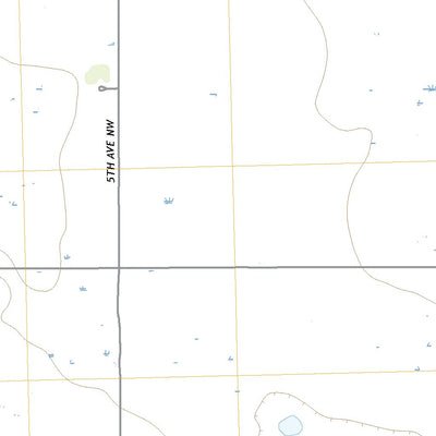 United States Geological Survey Landa SE, ND (2020, 24000-Scale) digital map