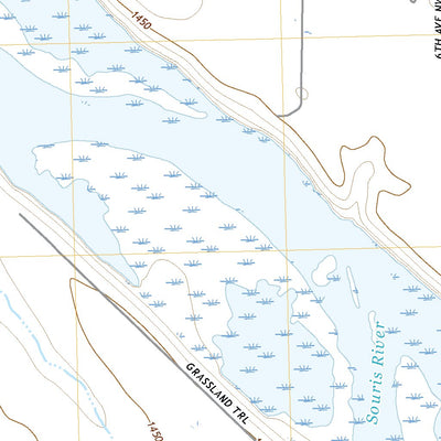 United States Geological Survey Landa SE, ND (2020, 24000-Scale) digital map