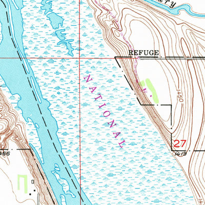 United States Geological Survey Landa SW, ND (1949, 24000-Scale) digital map