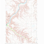 United States Geological Survey Lander Crossing, MT (1954, 24000-Scale) digital map
