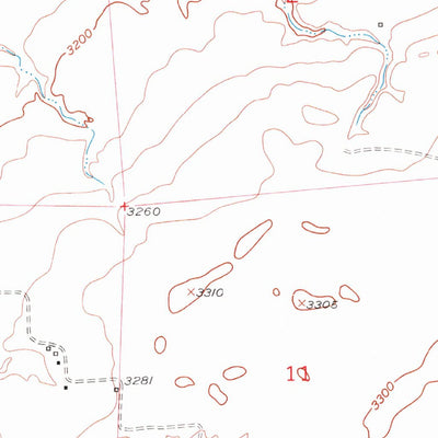 United States Geological Survey Lander Crossing, MT (1954, 24000-Scale) digital map