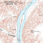 United States Geological Survey Lander Crossing, MT (1954, 24000-Scale) digital map