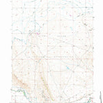 United States Geological Survey Lander NW, WY (1952, 24000-Scale) digital map