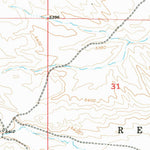 United States Geological Survey Lander NW, WY (1952, 24000-Scale) digital map