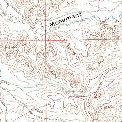 United States Geological Survey Lander SE, WY (1952, 24000-Scale) digital map