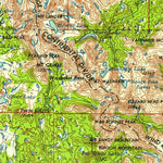 United States Geological Survey Lander, WY (1958, 250000-Scale) digital map