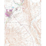 United States Geological Survey Lander, WY (1960, 24000-Scale) digital map