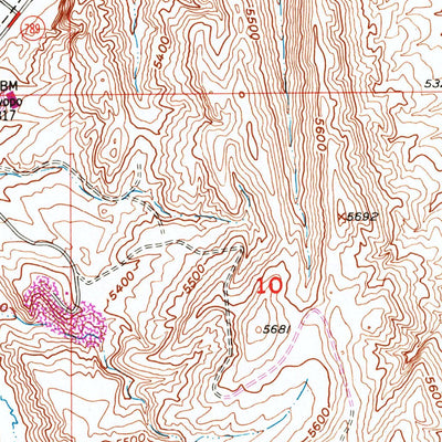 United States Geological Survey Lander, WY (1960, 24000-Scale) digital map