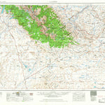 United States Geological Survey Lander, WY (1961, 250000-Scale) digital map