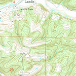 United States Geological Survey Landis, AR (1972, 24000-Scale) digital map