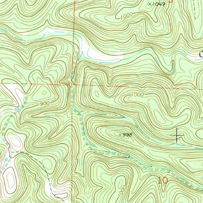 United States Geological Survey Landis, AR (1972, 24000-Scale) digital map