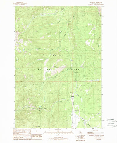 United States Geological Survey Landmark, ID (1988, 24000-Scale) digital map