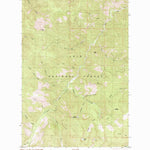 United States Geological Survey Landowner Mountain, MT (1985, 24000-Scale) digital map