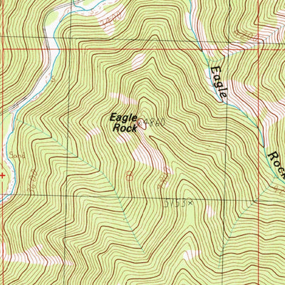 United States Geological Survey Landowner Mountain, MT (1985, 24000-Scale) digital map
