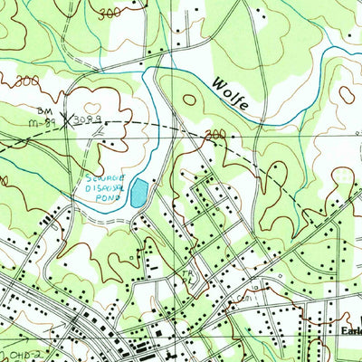 United States Geological Survey Landrum, SC-NC (1968, 24000-Scale) digital map