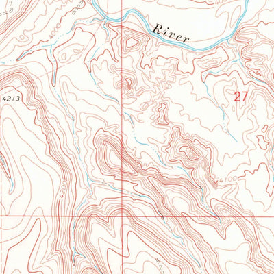 United States Geological Survey Landslide Butte, MT (1968, 24000-Scale) digital map
